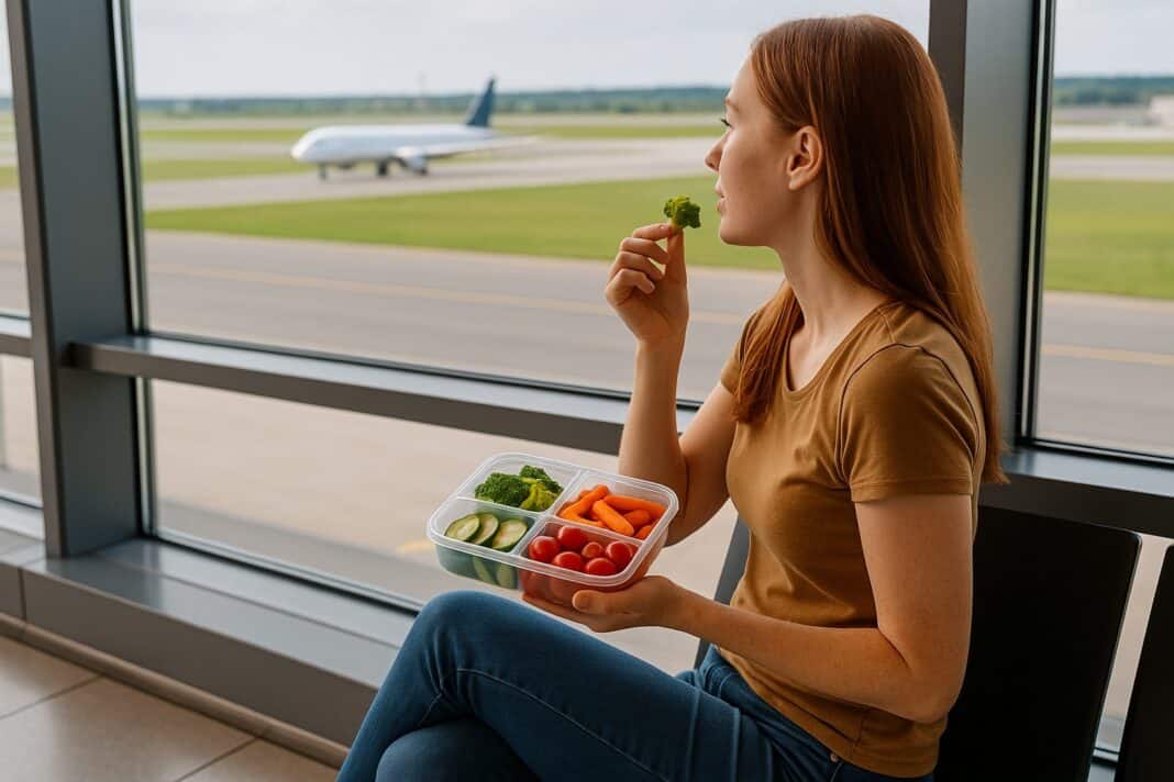 Gesund unterwegs: Leichter Snack vor dem Abflug