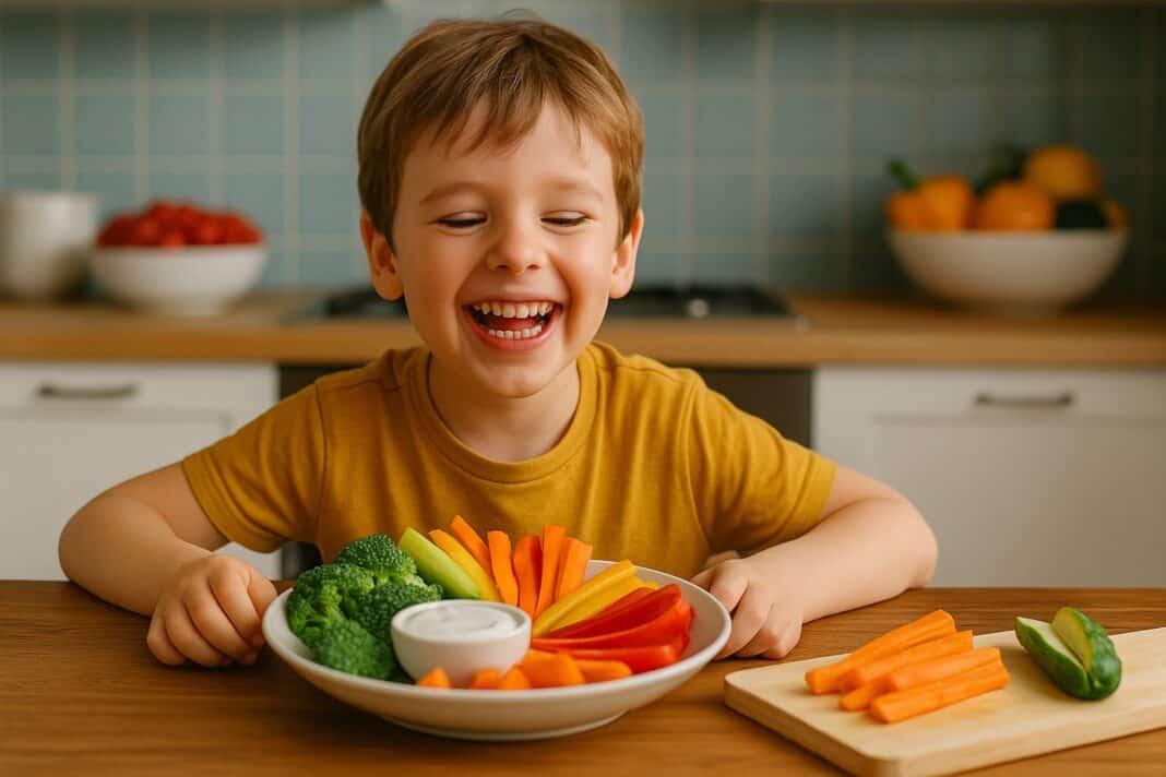Gemüse mit Spaß – so lieben Kinder gesunde Ernährung