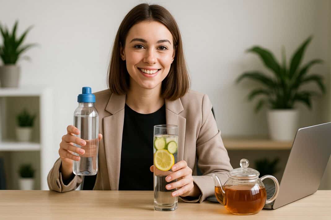 Gesund trinken im Büro – mit Genuss und System