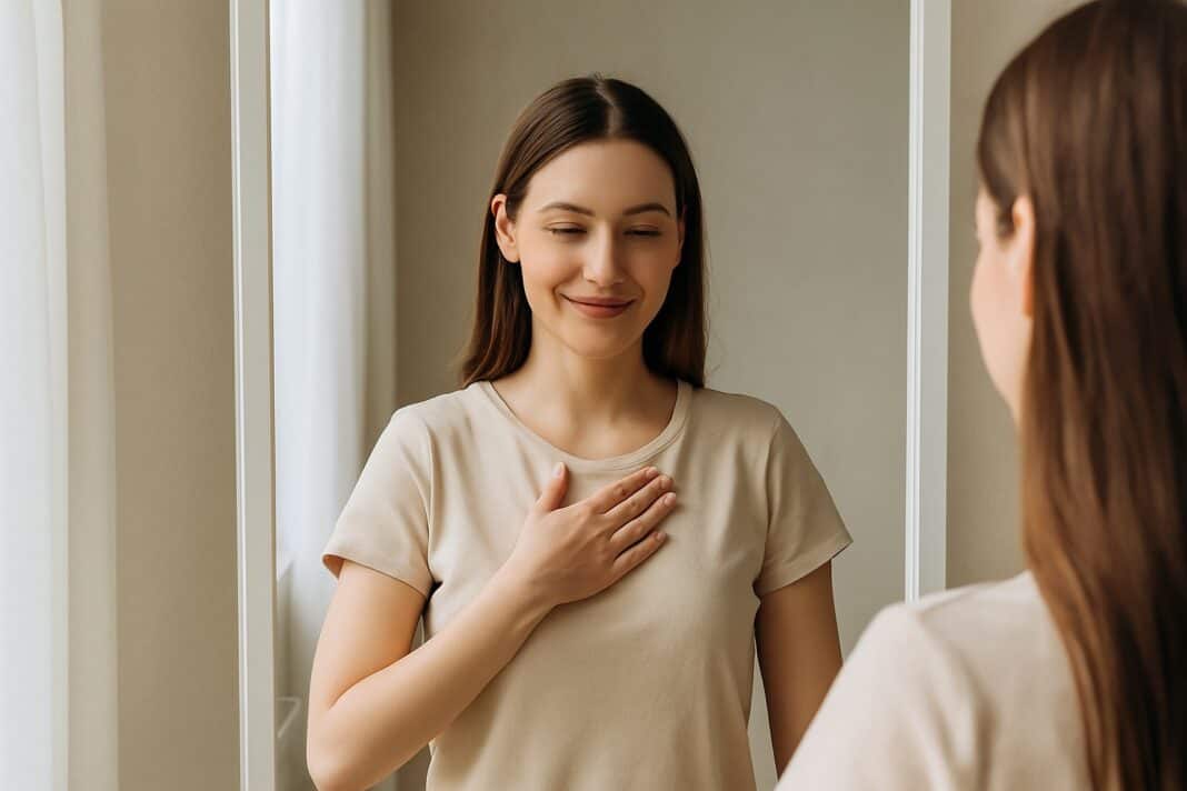 Selbstliebe beginnt mit einem liebevollen Blick auf dich selbst