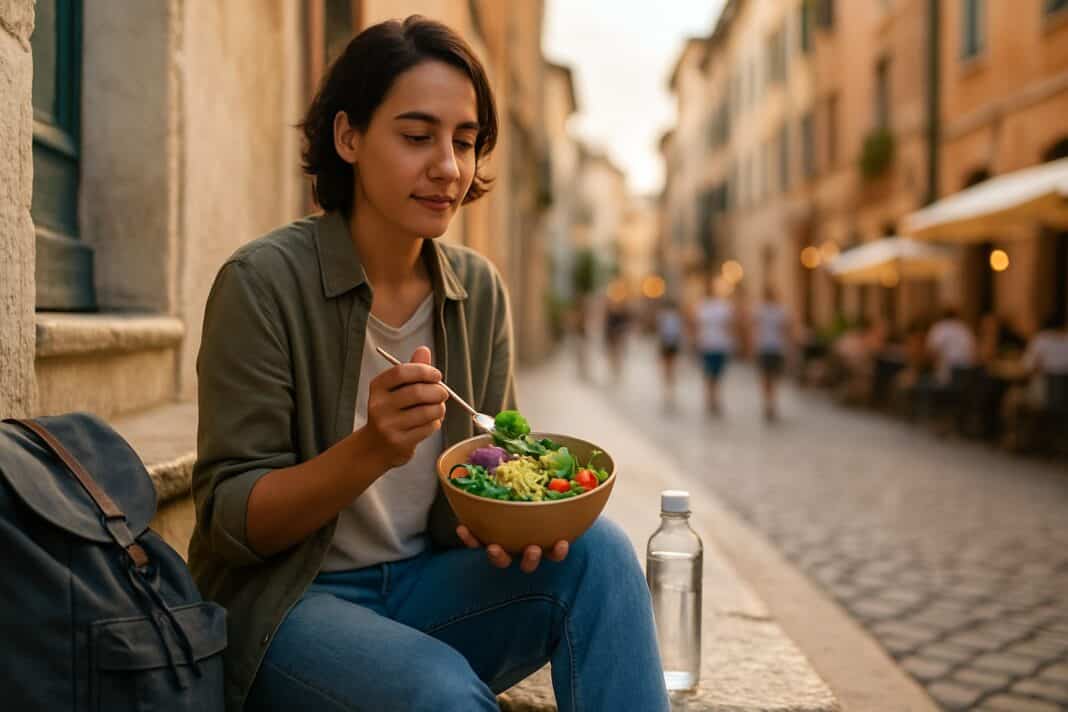 Gesund unterwegs in der Stadt: Bowl-Pause mit Aussicht